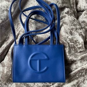 Telfar Small Shopping Bag in Royal Blue (Painter’s Tape)